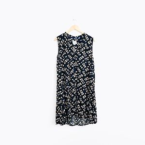 Anthropologie Maeve Sleeveless Front Button Dress